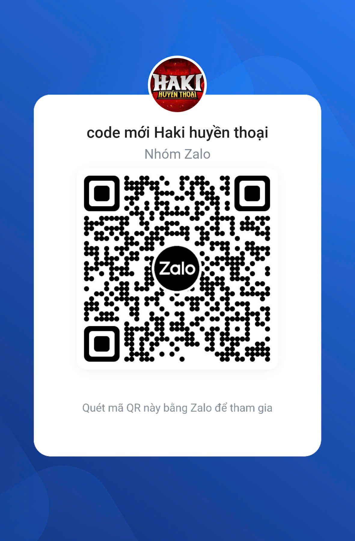 Nhóm Zalo Thông Báo Code Mới